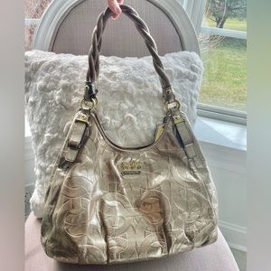 Metallic Coach Bag